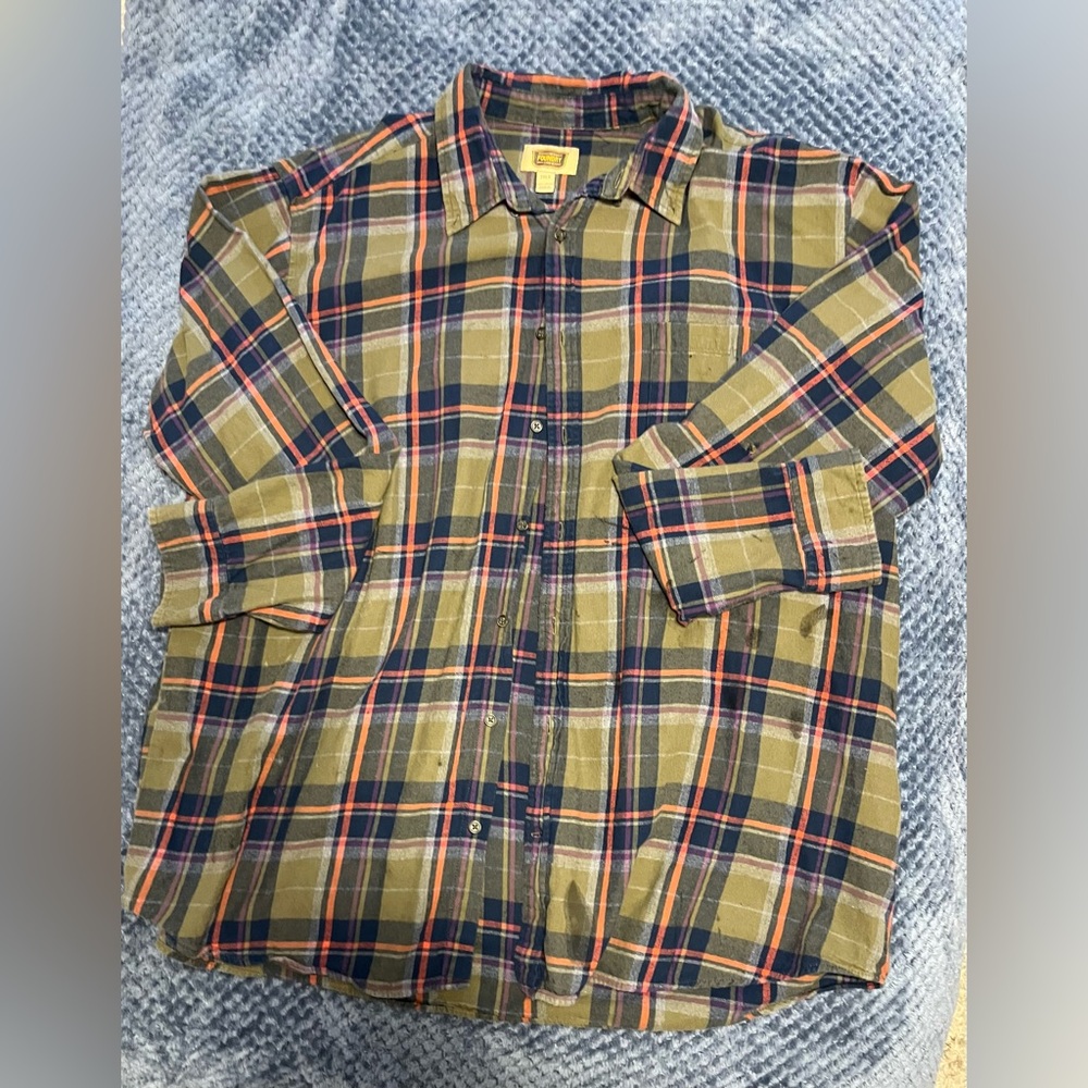 Plaid Button Down Shirt for Women